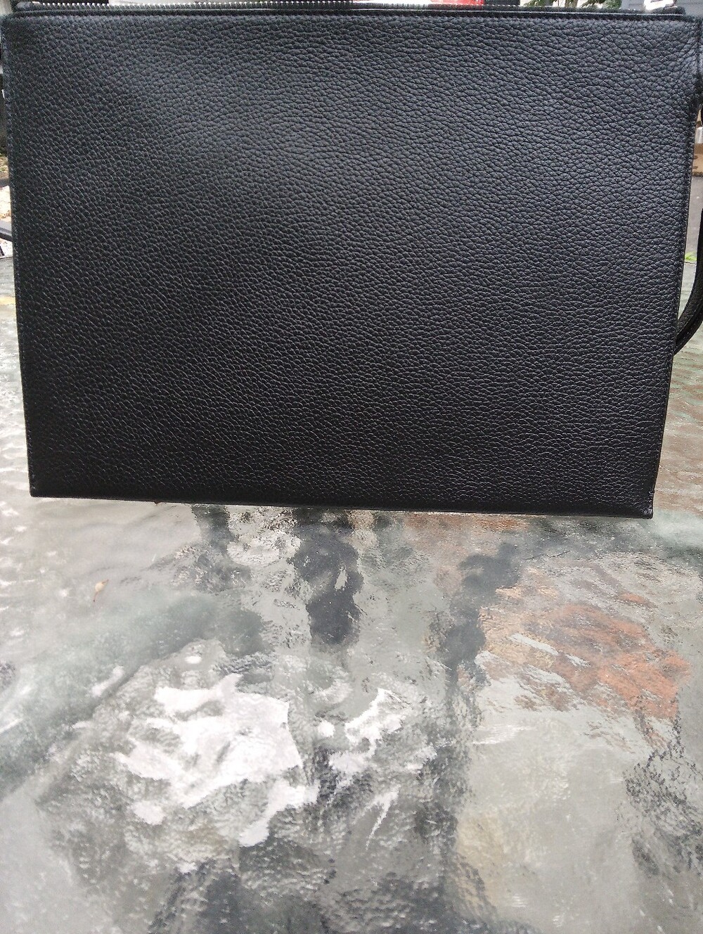 Authentic Yves Saint Laurent Black Leather Hand Bag 530013 - Picture 12 of 15